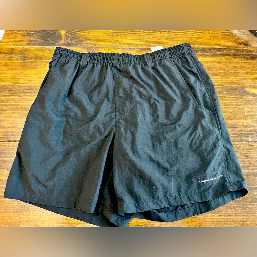 Columbia Black Mesh-Lined Shorts